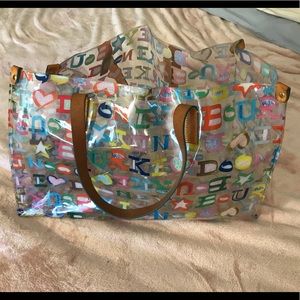 Dooney and Bourke Signature Clear Acrylic Tote